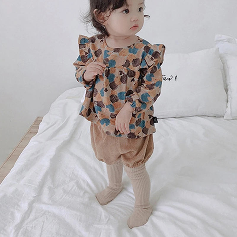 Short En Velours Cotele Pour Bebe Fille Epais Chaud Ample Elastique Couleur Unie Taille Moyenne Sauvage Automne Et Hiver Aliexpress