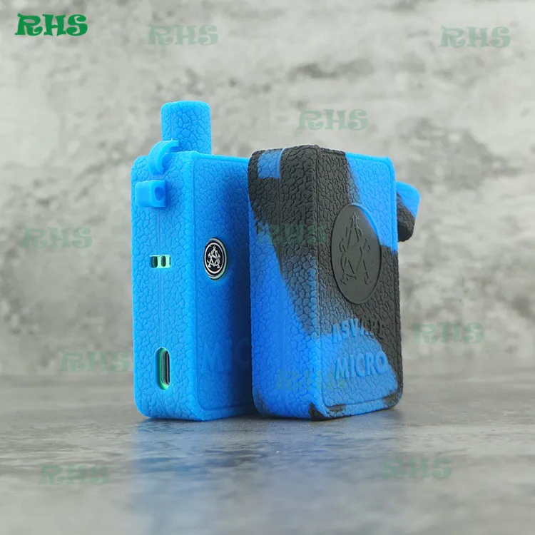 2 шт~ RHS Силиконовый чехол для ASVAPE MICRO Mod Kit 1100mAh 7 цветов на выбор