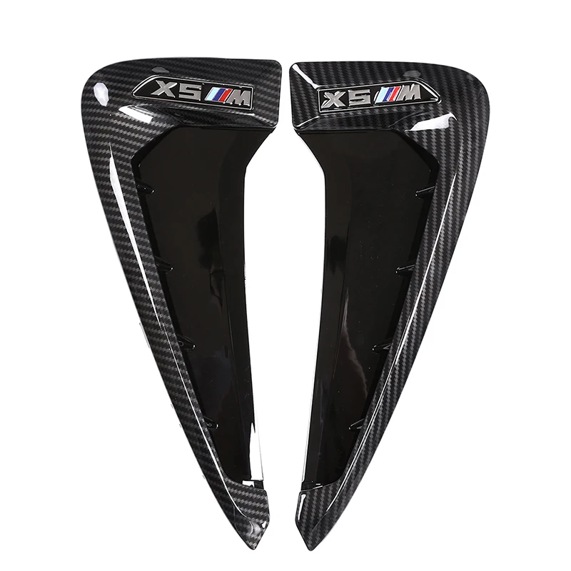  Car Styling Kit for BMW Xdrive Emblem X5 F15 X5M F85 2014-2018 Shark Gills Side Fender Vent Mesh De