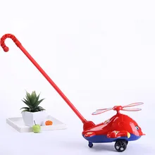 Экстра-Большой No. Bell ручной толчок самолет язык Глаза Игрушка Дети Малыш инструмент для корзины стойло горячая распродажа