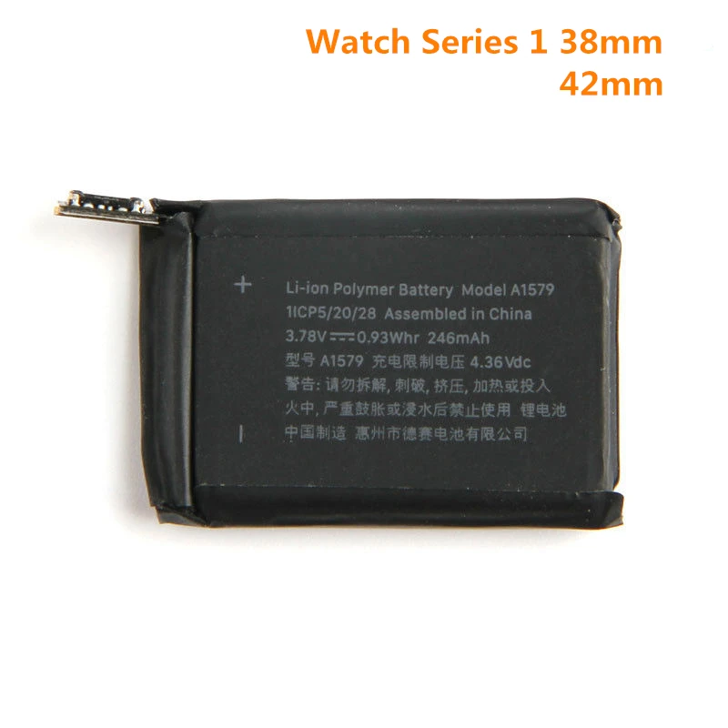 OTMIL For Apple Watch Battery For Apple watch Series 1 42 mm Battery For Apple Watch Series 1 38mm Battery A1579 1000MHA