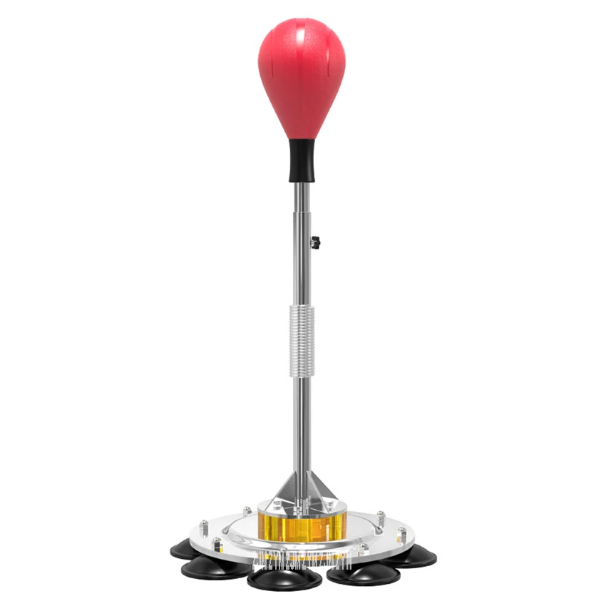 

Напольная боксерская сумка для взрослых и детей, тренировочный мешок с регулируемой высотой, на присоске, мешок с песком и стаканом, вертикальный скоростной мяч