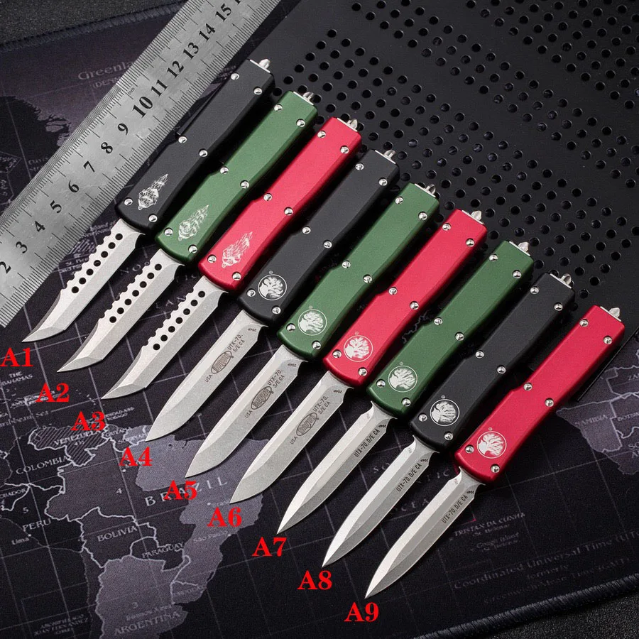 Тактические карманные ножи Lism Store Mini UTX-70 T/E D2 лезвие алюминиевая ручка нож для
