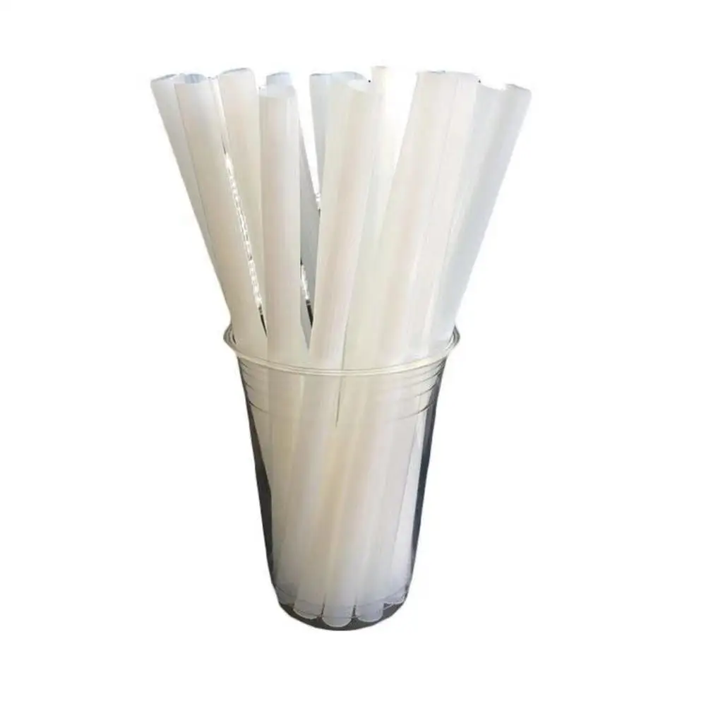 

Disposable Biodegradable Compostable Eco-friendly Natural Corn Starch PLA Boba Drinking Straw