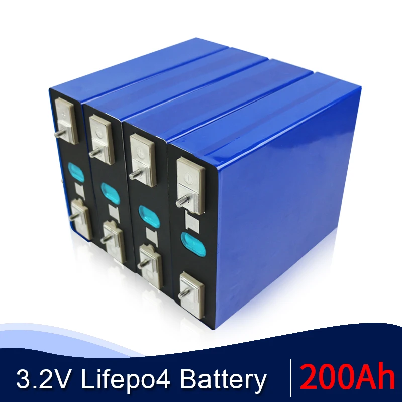 CBH Класс 4 шт. 3 2 V 200Ah lifepo4 Батарея пакет Фирменная Новинка 12V200AH клетки