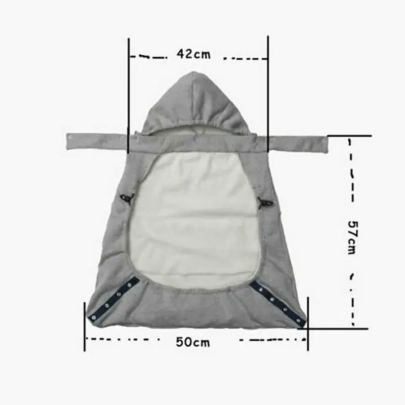 2020 Breathable Front Facing Baby Carrier Wrap Comfort Sling Winter Warm Cover Cloak Blanket With Pocket Safety Carrier