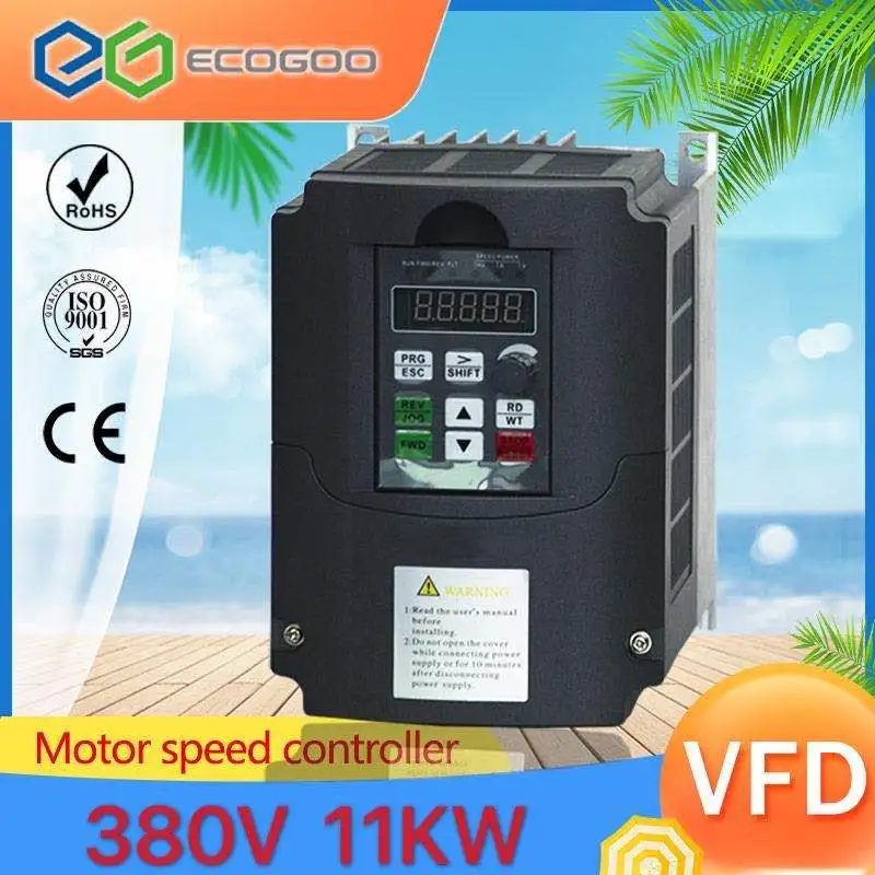 

VFD 380V 7.5KW 11KW Variable Frequency Inverter of Triple (3) Phase for Motor Speed Control