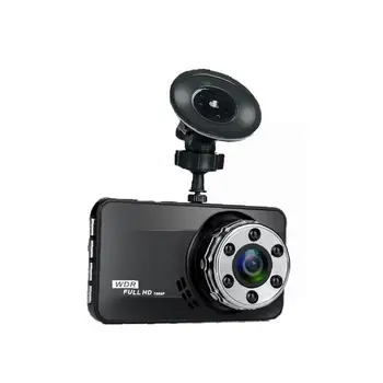 

Driving Recorder Dual Lens DVR Car USB Monitoring HD Reversing Image Hidden Recorder Car Driving Recorder Black 1Set