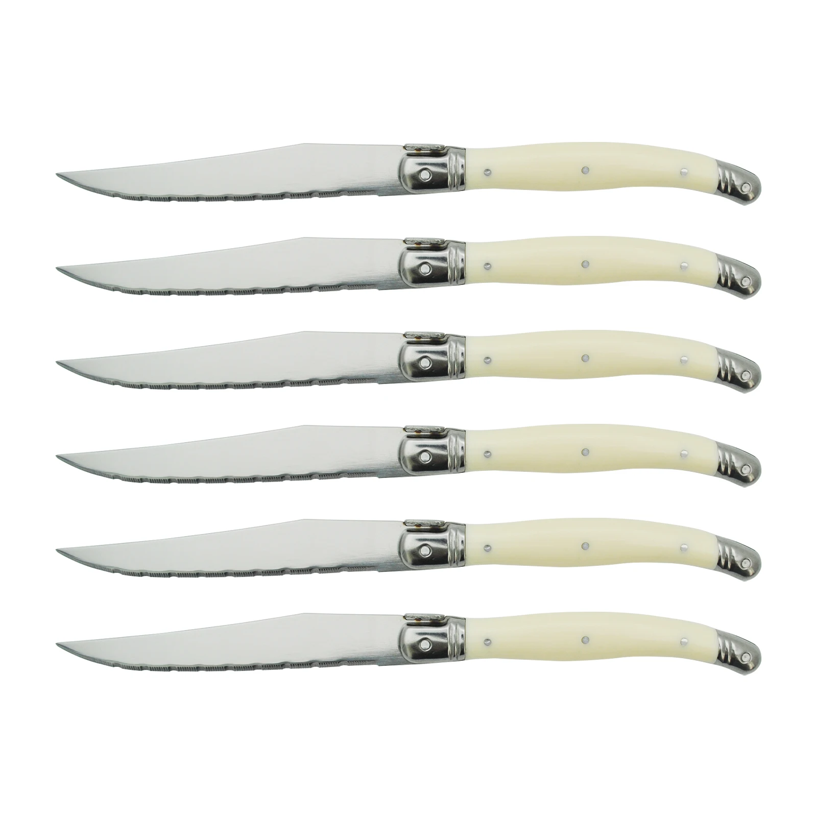 https://ae01.alicdn.com/kf/H280f997104a748c3b9a4884e0d145e06j/4-6-10-12pcs-Laguiole-Steak-Knife-set-Pear-White-Plastic-Handle-Table-Knives-9in-23.jpg