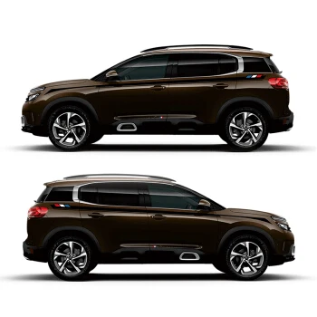 Автомобильный Стайлинг, Спортивная Автомобильная наклейка для Citroen C5 AIRCROSS Mark Levinson, автомобильные наклейки с обеих сторон - Название цвета: Brown car