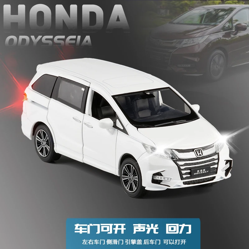 ホンダオデッセイ-ミニチュア子供用車,スケール1:32,金属合金