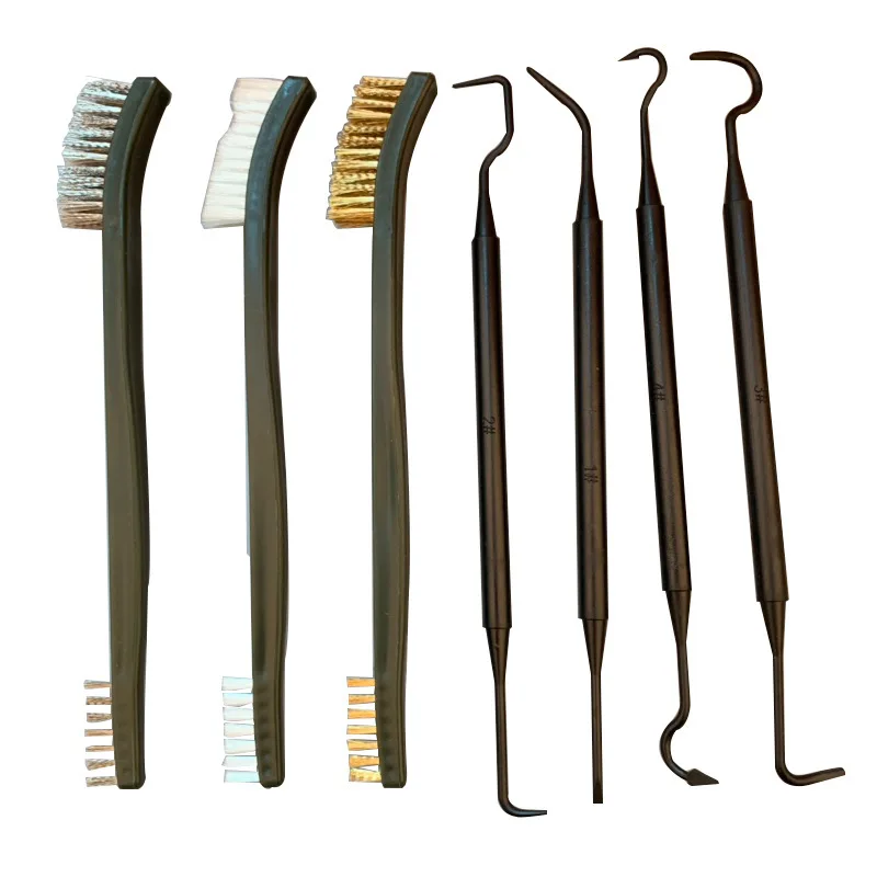 Stainless Steel Wire Brush Rust Scrub Remove Brush Set Cleaning Tools