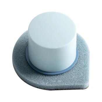 

Emery Sponge Brush Household Cleaning for Kitchen Dishes Pot Scrubber Bathroom Tile Shower Bathtub Scouring Brush FPing