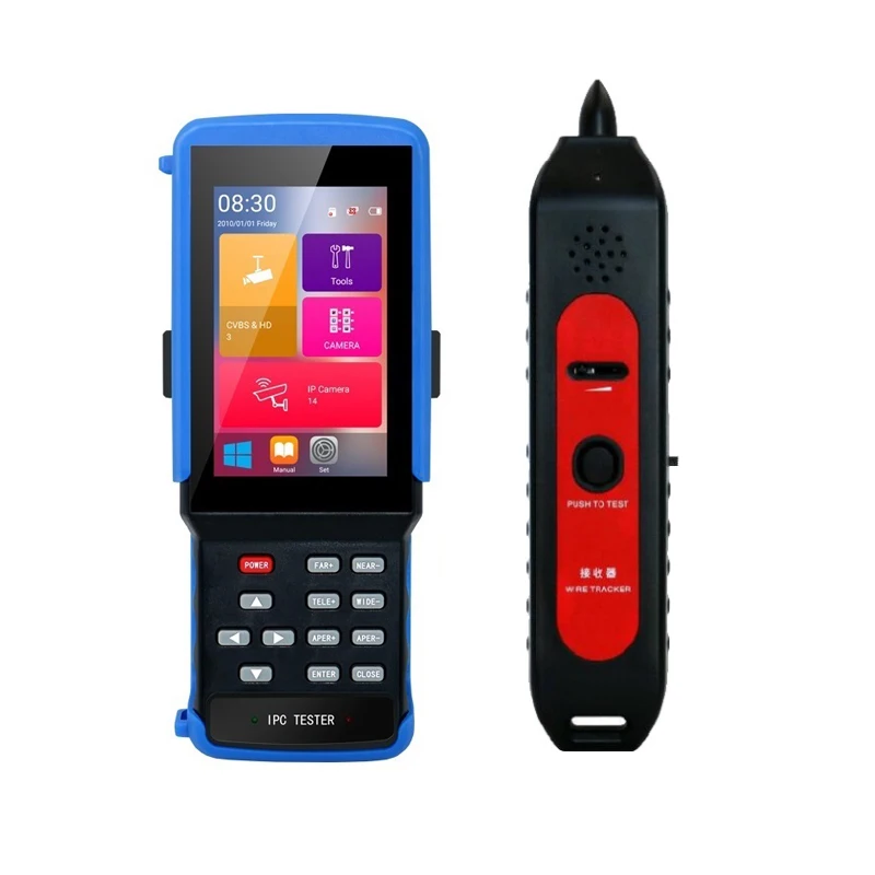 IPC 9310/9310S wifi 4.3'' 5 in one Touchscreen CCTV Tester for IPC/Analog Camera,IPC 1080P, AHD,CVI,TVI,BNC Network Cable Tester