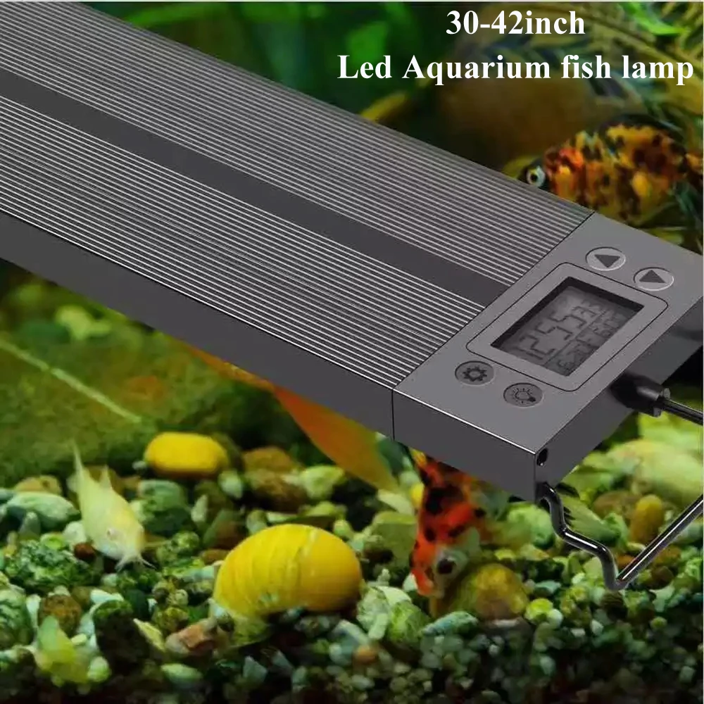 

Super Bright 75-100cm Full Spectrum Planted Aquarium LED Lighting 10V-240V With Extendable Brackets, Fish Tank Light