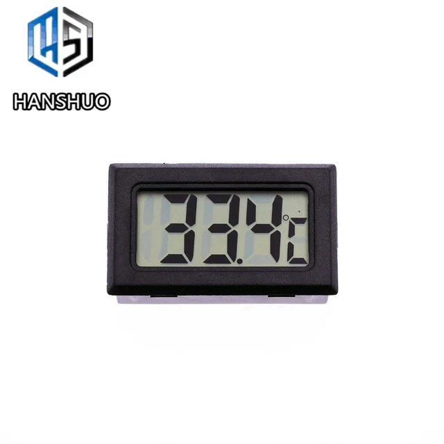 ЖК-цифровой термометр для морозильной камеры температуры-50~ 110 градусов холодильник термометр - Цвет: Black