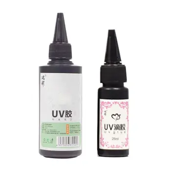 

25ML/100ML Ultraviolet Curing Epoxy UV Resin Hard Glue for DIY Jewelry 83XF