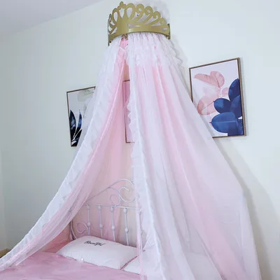 

nice beautiful Crown bracket Mosquito net rack children's princess net rack