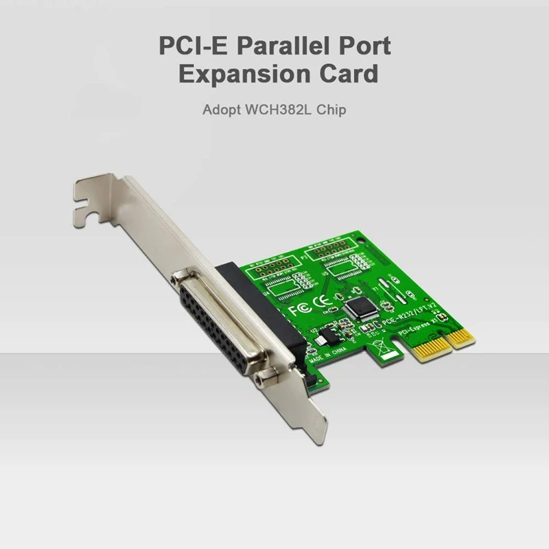 Pci E параллельный порт расширения карты Express в Lpt конвертер адаптер для принтера