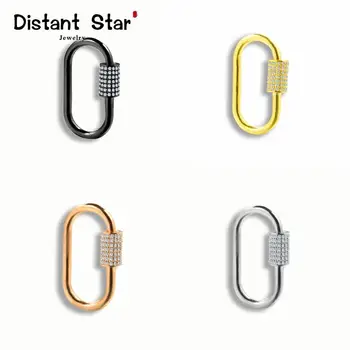 

2020 New Fashion DIY Jewelry Making Accessories Popular Hanging Chain Lock Hook Spiral Clasps DIY Necklace Bracelets Hand Made