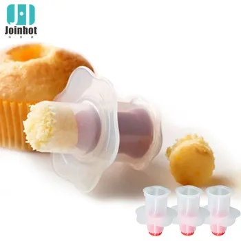 

Silicone Mold Cupcake Corer Plunger Circle Cutter Core Remover Muffin Cake Decorating Tools Baking Pastry Accessories