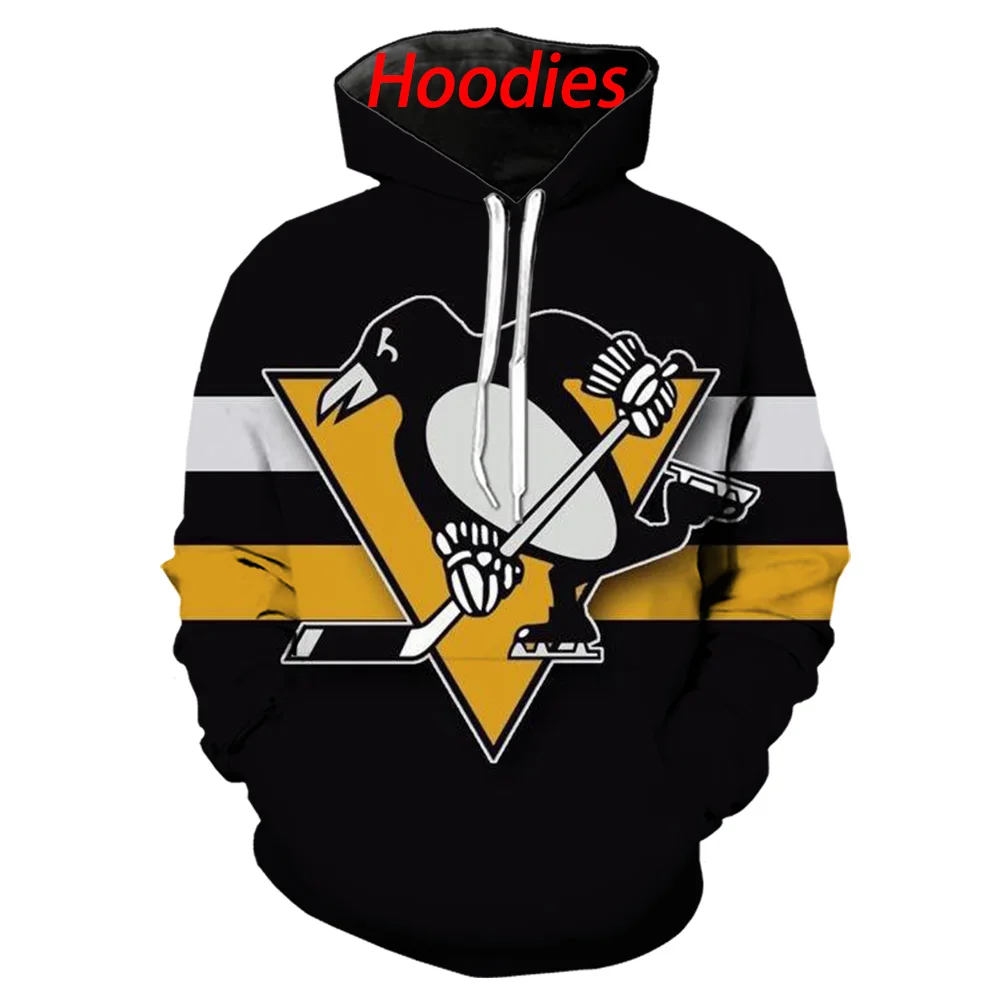 Pittsbs penguins толстовки с капюшоном 3d принтом/футболки/свитшоты/брюки/рубашки поло