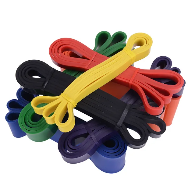 Unisex Fitness 208cm Rubber Resistance Bands Yoga Band Pilates Elastic Loop Crossfit Expander Strength gym Exercise Equipment 3