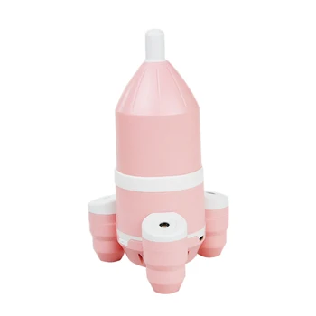 

Mini Compact Rocket Shape Humidifier USB Ultrasonic Air Purifier LED Incense Diffuser Bedroom Office 35