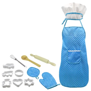 

Play House Kitchen Toy Girl Cooking Cooking Kitchenware Children's Kitchen Supplies Set Baking Tools Apron