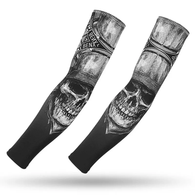 Running Sleeves Cycling Cuffs Game muffs Arm Warmers Quick Dry Sport Gaming Tattoo Sleeve Elbow Pad Jogging Arm Cover 2