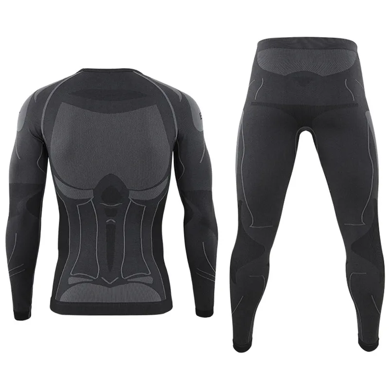 winter Top quality thermo Cycling clothing Men's thermal underwear men underwear sets compression training underwear men clothin winter Top quality thermo Cycling clothing Men's thermal underwear men underwear sets compression training underwear men clothin