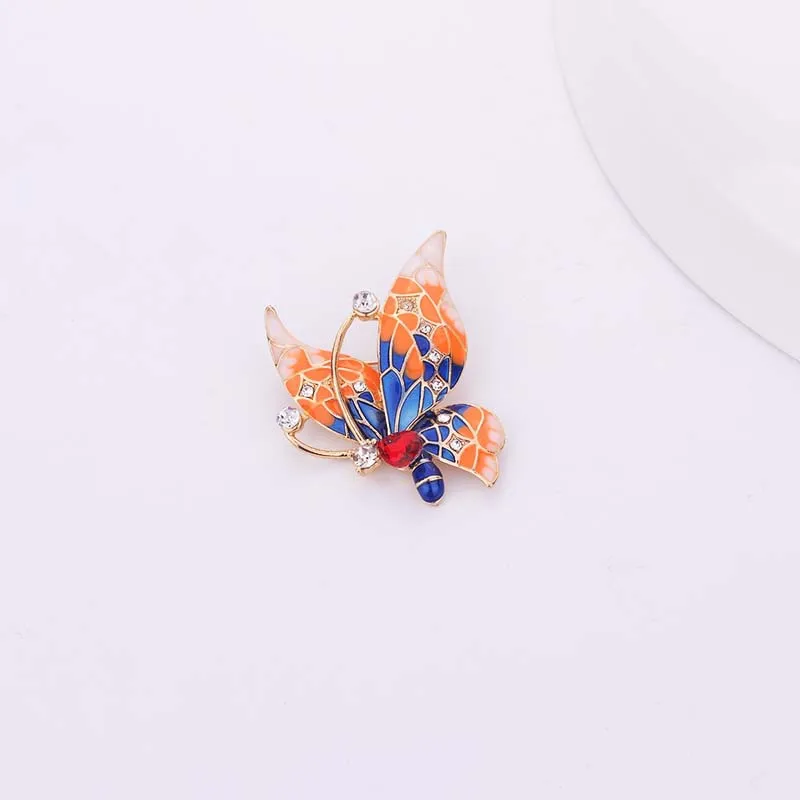 AliExpress,, аксессуары, хенсон, масляные капли, цветной рисунок, Бабочка, брошь, корсаж, Женская классная Изысканная одежда