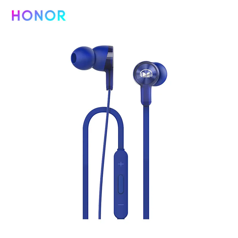 Оригинальные наушники Huawei Honor Monster AM15 3 5 мм вкладыши с пультом ДУ и микрофоном