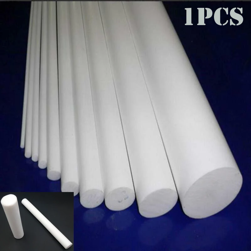 1pcs Diameter 6mm 50mm PTFE Stick Polyte Trafluoroetylene Rod Polytef 1pcs-diameter-6mm-50mm-ptfe-stick-polyte-trafluoroetylene-rod-polytef