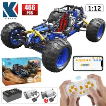 Kaiyu técnico rc off-road carro de corrida buggy moc blocos de construção cidade app programação controle remoto veículo tijolos brinquedo presentes