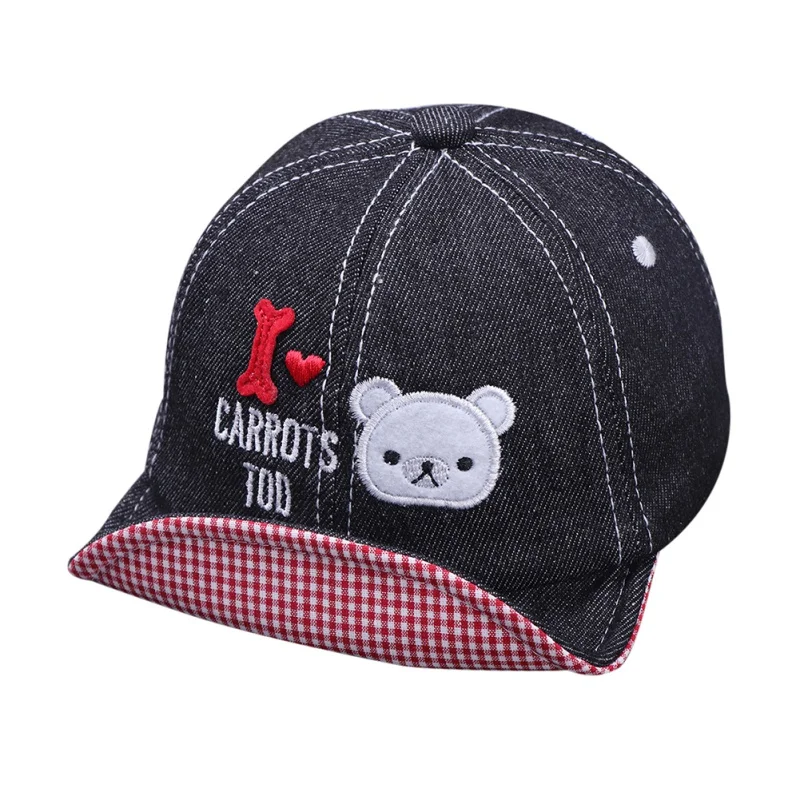 

New Boys Girls Children Caps Hats Child Adjustable Sun Protection Cartoon Animal Print Casual Visors