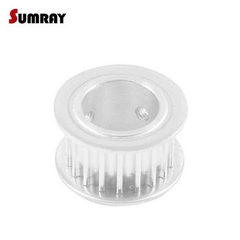 

SUMRAY Timing Pulley 5M 19T 5/6/8/10/20mm Bore Gear Belt Pulley 16/21mm Width Synchronous Pulley Wheel For Laser Machine