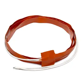 

Electric Heating Pads 1200x12mm Silicone Heater Thermal Heating Strip Flexible Line Heater Strap For Injector Heated 150W 12V