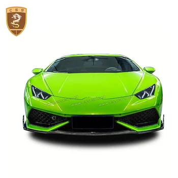 

Real Carbon Fiber Front Bumper Lip For Lamborghini- Huracan LP580 LP610 Carbon Fiber Body Kits Front Lip Auto Accessories 00467