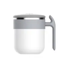 Современный минималистичный стиль полипропилен силикон 304 нержавеющая сталь разница температуры автоматическая чашка для смешивания Черный Прямая поставка распродажа