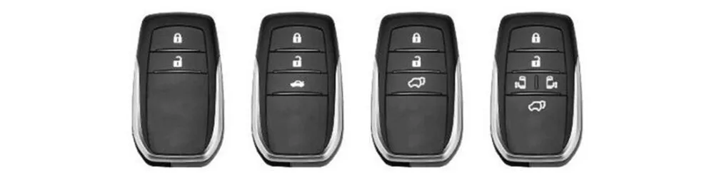 Чехол для ключей Fob чехол протектор оцинкованный сплав для Toyota Crown Camry COROLLA аксессуары для стайлинга автомобилей