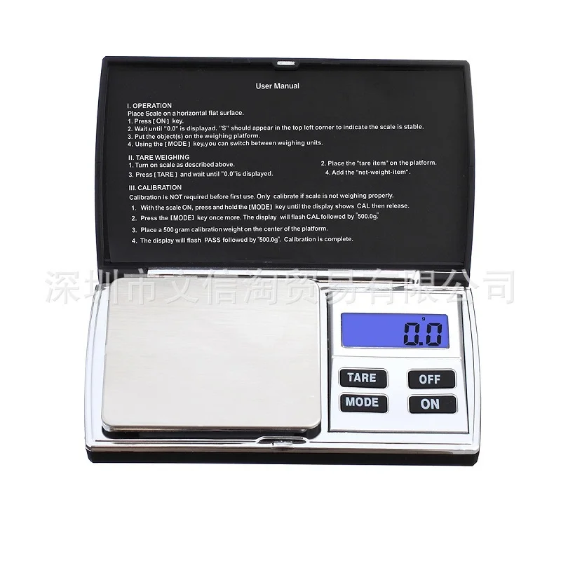 100/200/300/500/1000g 0.01/0.1g Precise Digital Jewelry Scale LCD Display Pocket Scales Gram Weight For Kitchen Drug | Инструменты