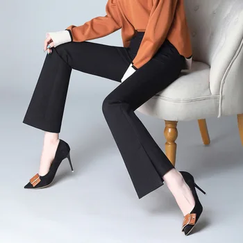 

Pants Women Korean Version of The New Autumn High-Waist Wide-Leg Pants Fall Plus Size Women Pants