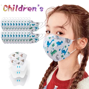 

20pc Face Mask 3 Layer Disposable Meltblown Industria 4ply Ear Loop Mask Meltblown Respirato Girls Masks Masque Mascarillas