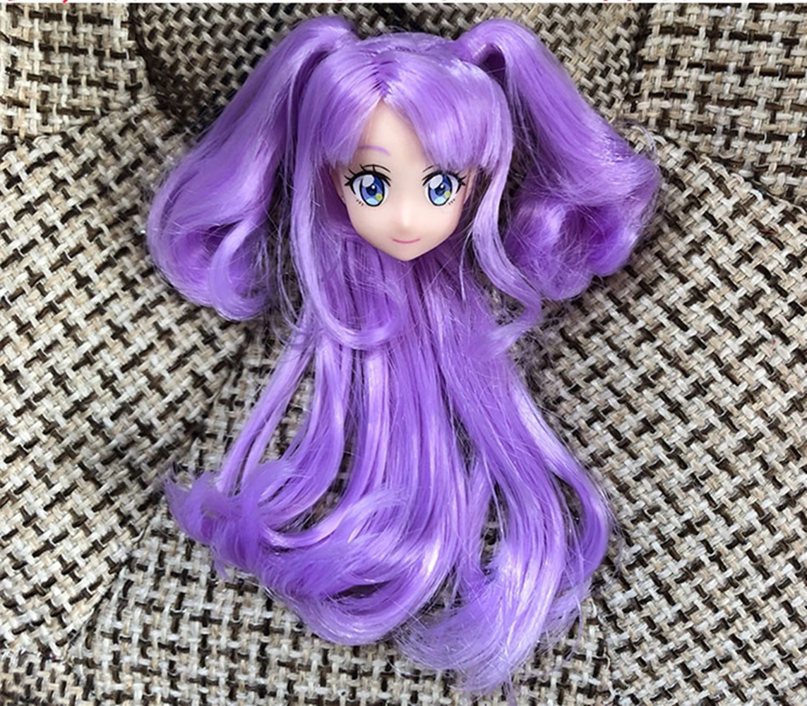 Мягкий пластик Высокое качество DIY куклы головы для кукла licca голова 1/6 BJD девушка кукла DIY 1:6 куклы аксессуары детские игрушки - Цвет: 01