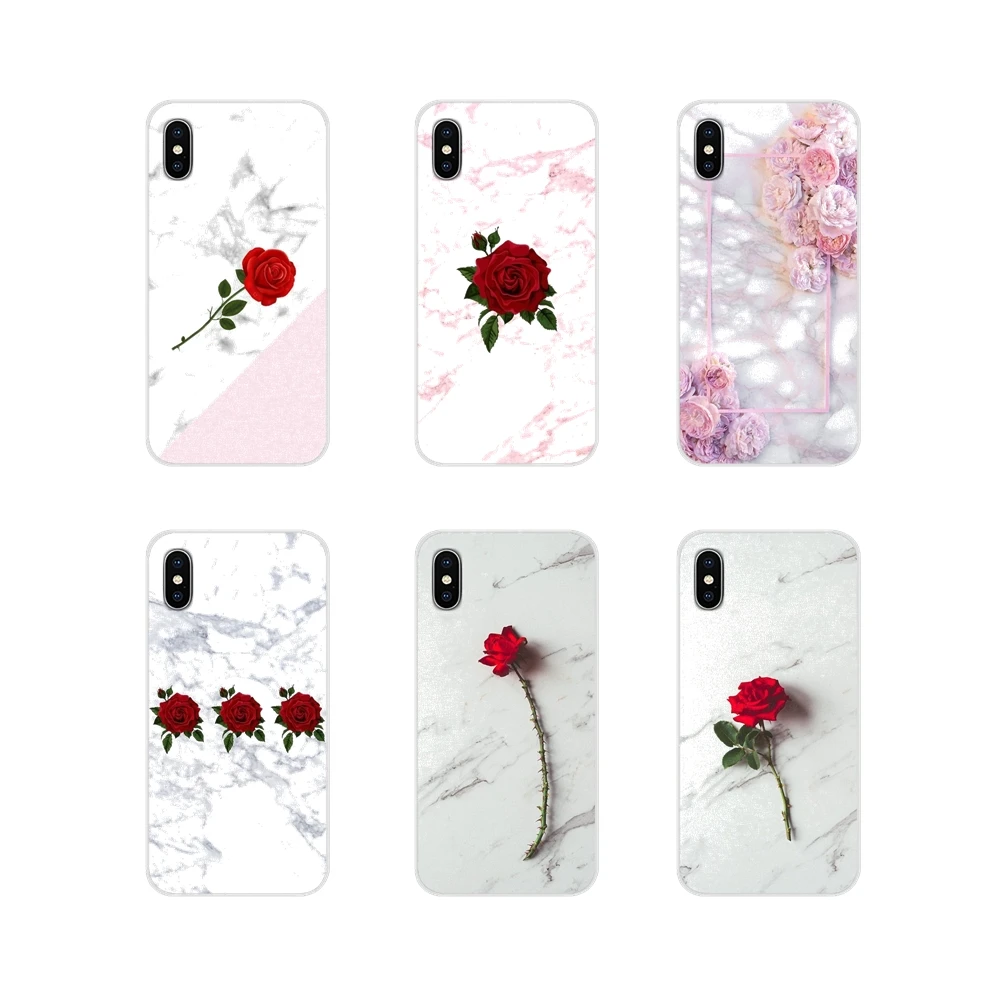 For Oneplus 3T 5T 6T Nokia 2 3 5 6 8 9 230 3310 2.1 3.1 5.1 7 Plus 2017 2018 Red Rose Power Girl Marble Silicone Phone Cover Bag | Мобильные