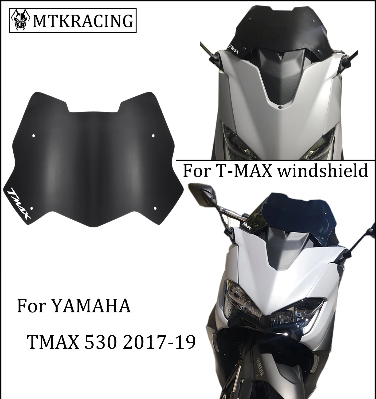 MTKRACING FOR YAMAHA T-MAX TMAX tmax530 dx/sx Motorcycle Front Screen windshield Fairing 2017-2019 | Автомобили и мотоциклы
