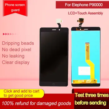 

For Elephone P9000 LCD Display +Touch Screen Assembly For p9000 lite 100% Tested lcd Digitizer Sensor Glass Panel