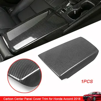 

ABS Carbon Fiber For Honda Accord Covers 2018-2020 Parts 1* Center Console Armrest Box