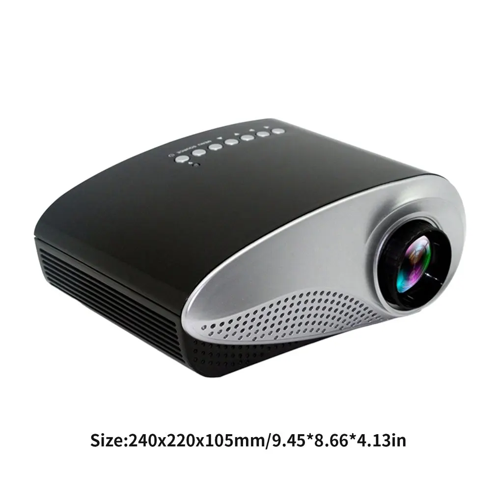 Мини Микро проектор 802 домашний светодиодный портативный проектор с Hdmi ТВ интерфейсом поддерживает Hd 1080P проектор